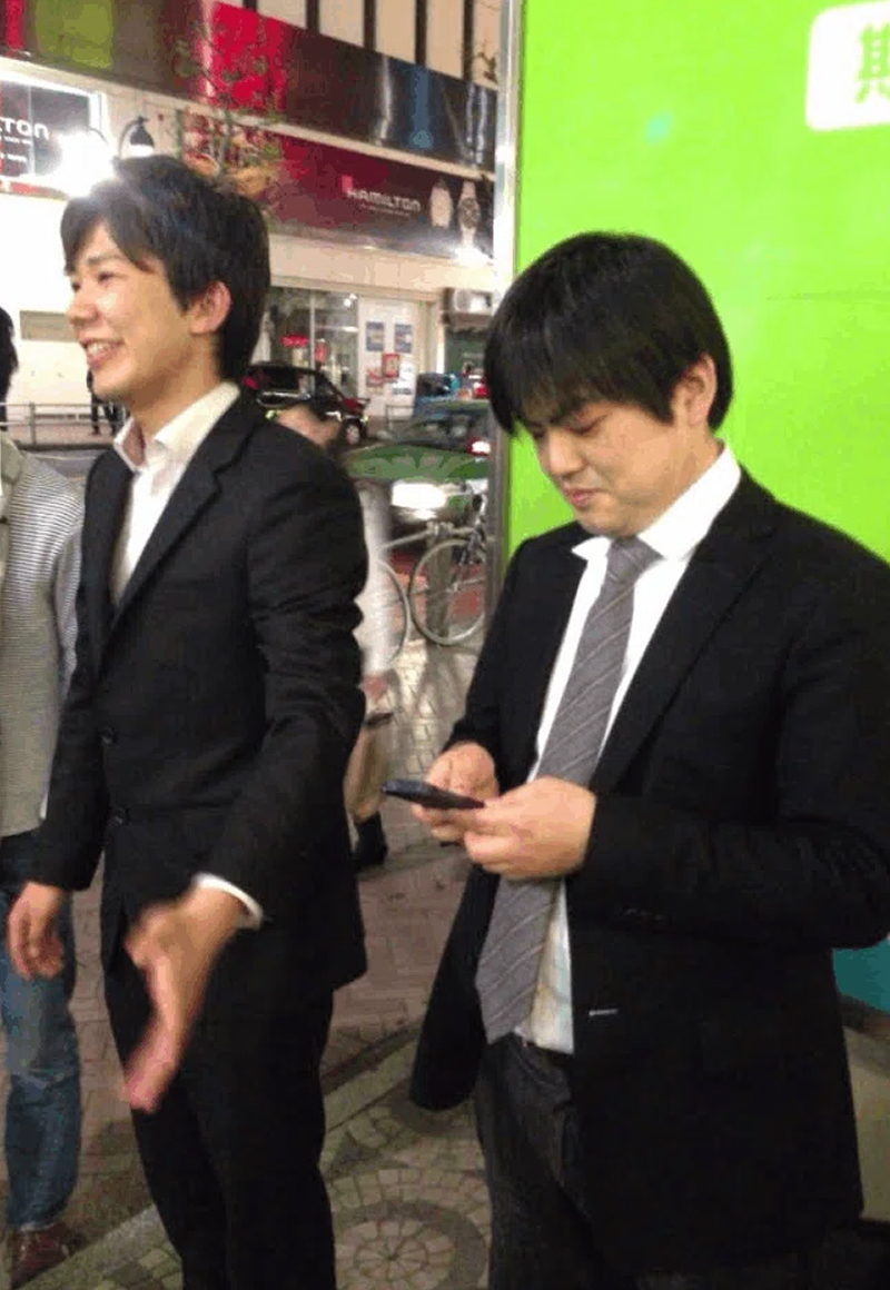 瀧本さん（右）と代表 小林（左）